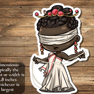 Tymna Vävaren 2 Inspirerad av magi - perfekt för kortlekslådor, bärbara datorer, dagböcker, planerare+ av Mega chibi
