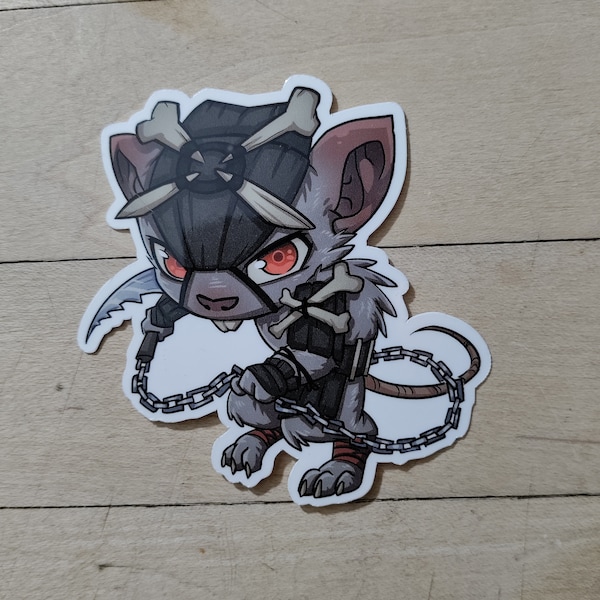 Marrow-Gnawer Sticker - Stickers perfect voor Deck dozen, s, laptops, tijdschriften, planners+ door Mega Chibi