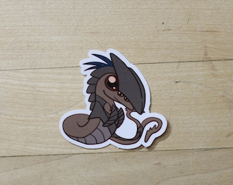 Chibi sliver sticker Inspired by Magic the Gathering- Decals perfect for Deck boxes,  laptops, journals, planners+ by Mega chibi