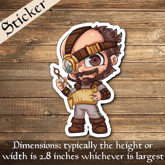 Jan Jansen, Chaos Crafter Sticker- Perfect for Deck Boxes, Laptops