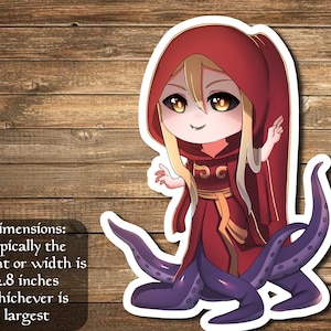 Dihada, Binder of Wills sticker- perfect for Deck boxes, laptops, journals, planners+ by Mega chibi