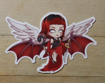 Chibi Kaalia sticker Inspired by Magic the Gathering- Decals perfect for Deck boxes,  s, laptops, journals, planners+ by Mega chibi