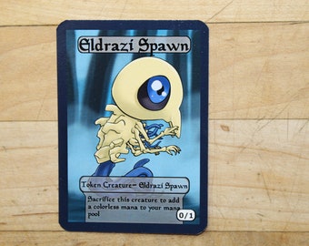 Eldrazi Spawn Chibi-Styled singles Tokens  "M-21" Mtg inspired- Perfect for using as creature tokens in game