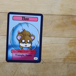 boo criceto Token singoli alter art, Edh, standard, comandante, vintage e moderno-carino af-mega chibi