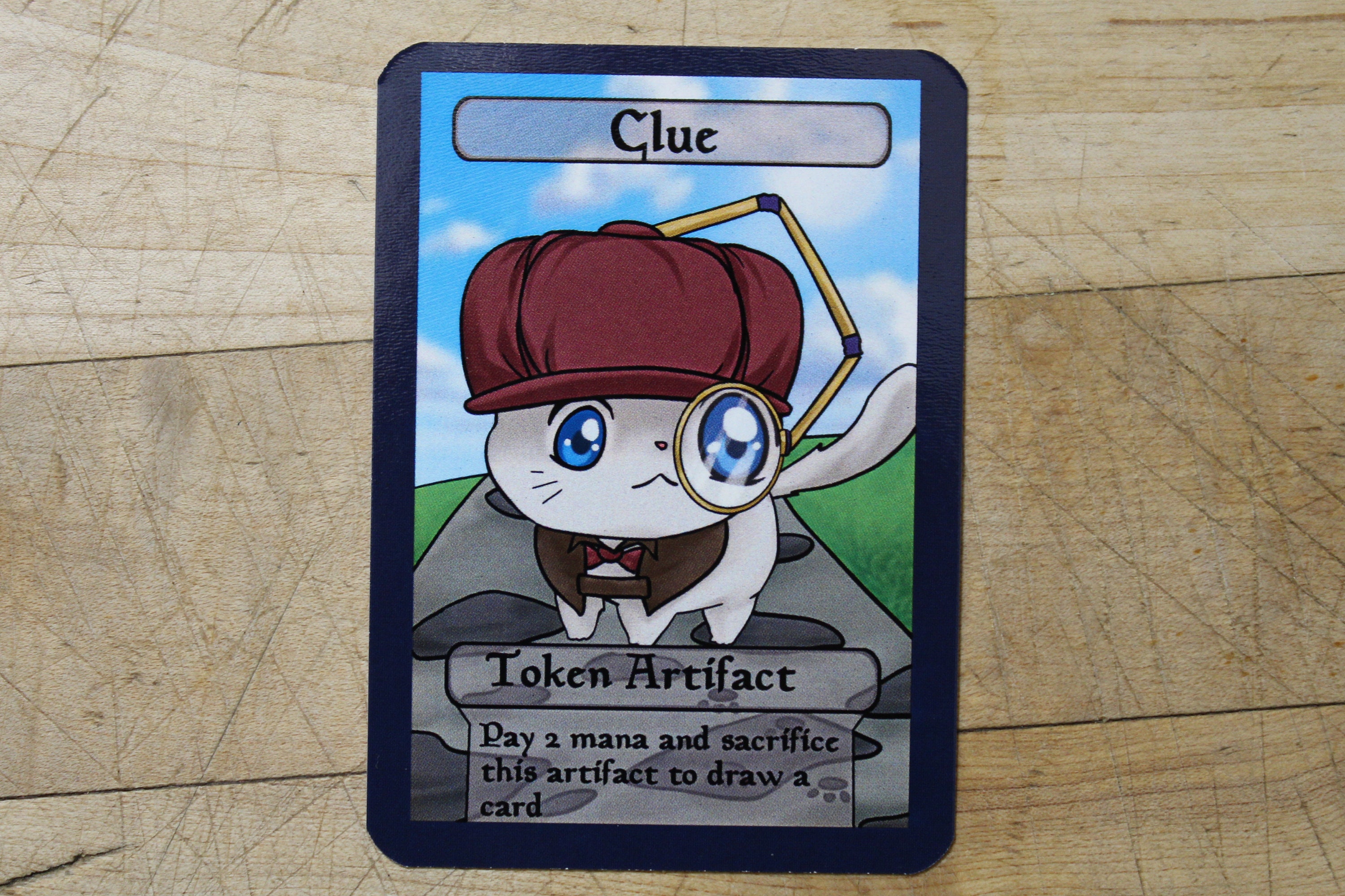 mtg clue token cards Clue Token (016/018) [Shadows over Innistrad Tokens] main image 0