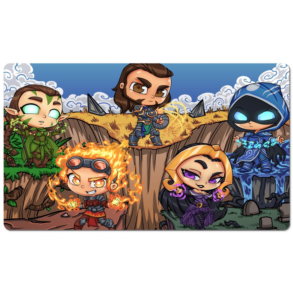 mtg プレイマット プロツアー オリジン ギデオン ジェイス リリアナ