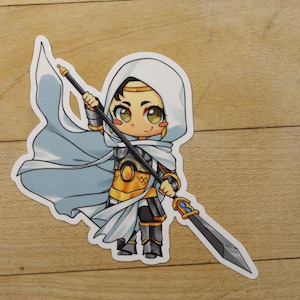 Chibi Elspeth Sticker for Deck boxes,  s, laptops, journals, planners and much more! Original art inspired by  -Mega chibi cute af