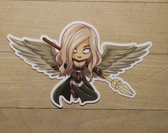 Chibi Avacyn sticker Inspired by Magic the - Decals perfect for Deck boxes,  s, laptops, journals, planners+ by Mega chibi