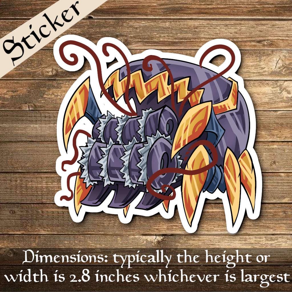 Graaz, Unstoppable Juggernaut Sticker- Perfect for Deck Boxes