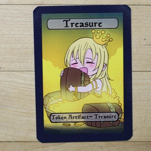 Treasure Chibi-Styled Tokens singles para alter art proxy em Edh, padrão, comandante, vintage e moderno