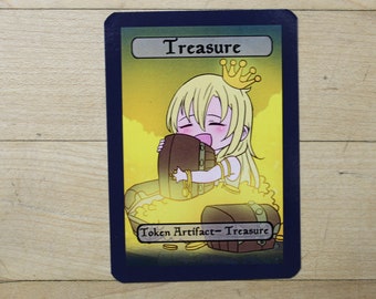 Treasure Chibi-Styled Tokens singles for  alter art proxy in Edh,standard,commander,vintage,and modern