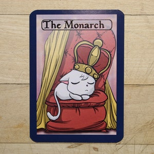 Monarch king cat token chibi singles for  alter art proxy in Edh,standard,commander,vintage,and modern
