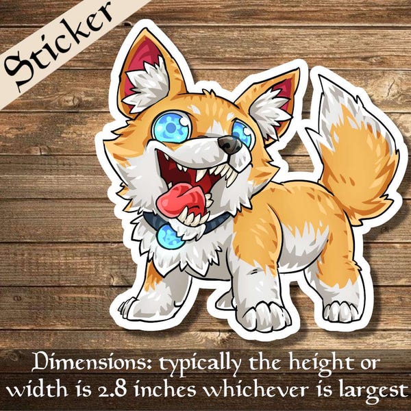 Phelia, Hirte Deck Box Sticker - perfekt für Deckboxen, Laptops, Journals, Planner+ von Mega chibi