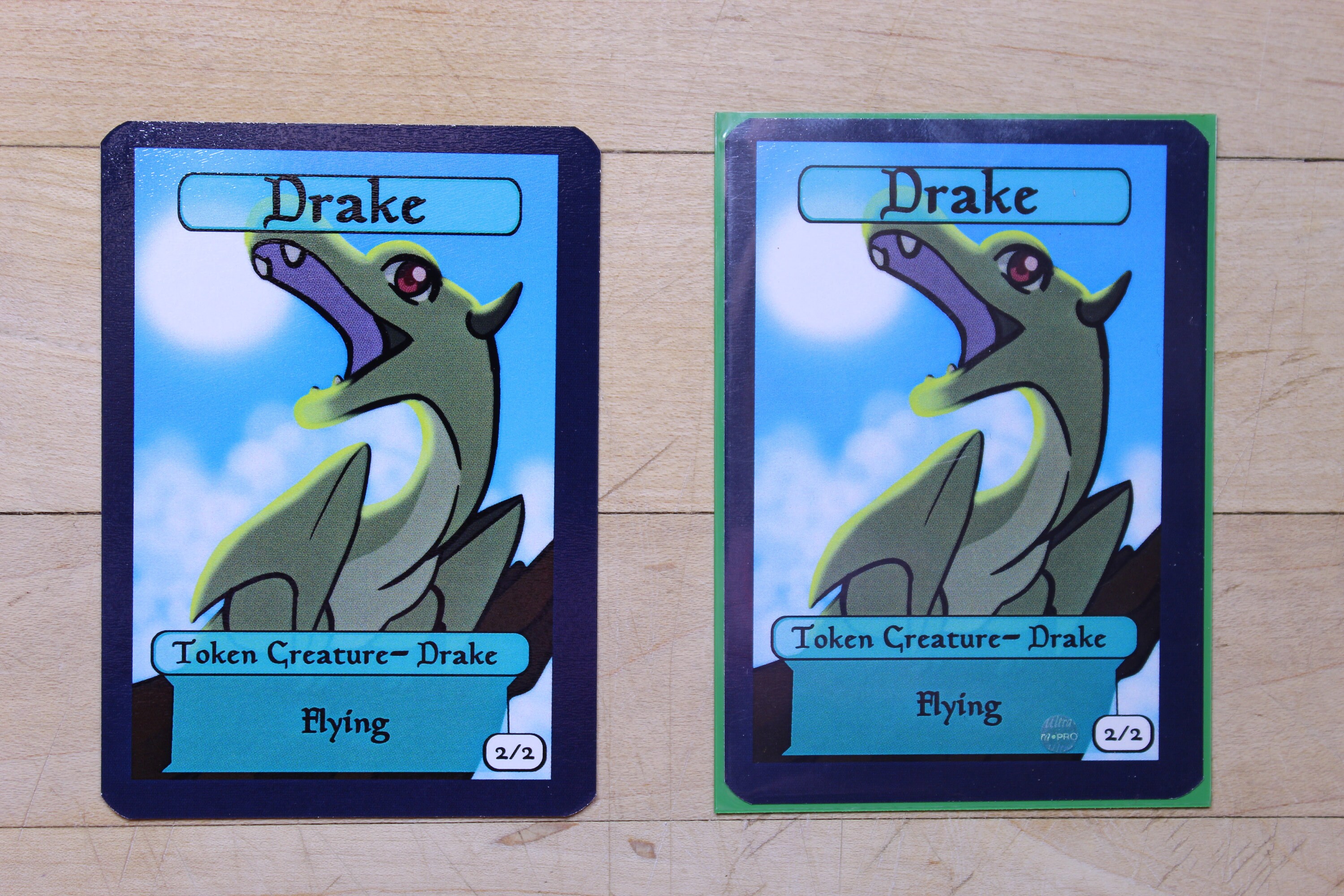 2/2 Drake Token Singles Alter Art, Edh,standard,commander,vintage,and ...