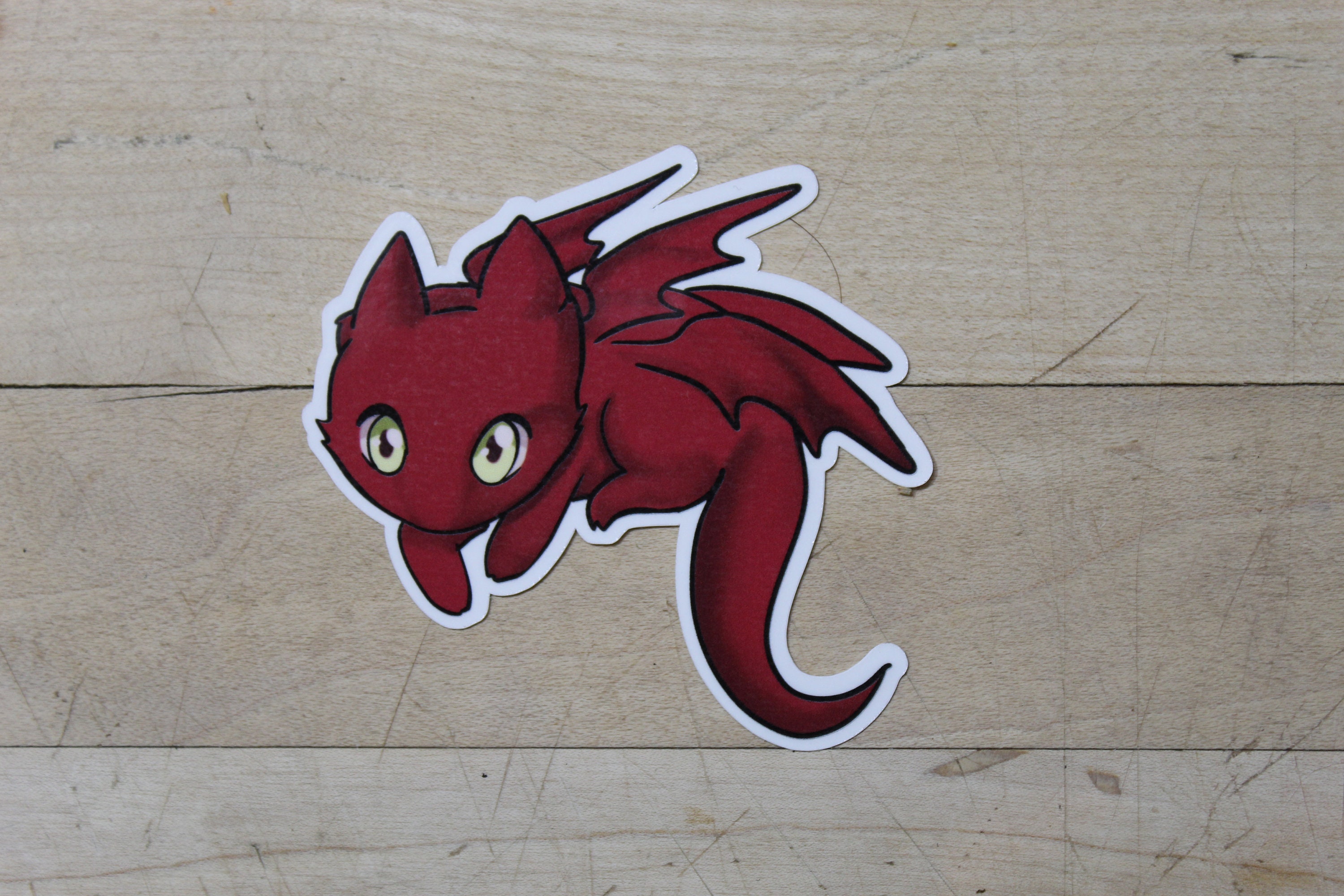 Red Dragon Sticker - Etsy