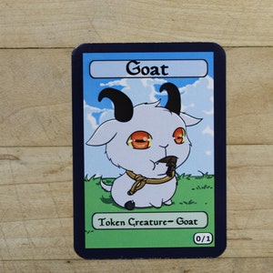 goat 1/1 Chibi-Styled Tokens singles para proxy en Edh, estándar, comandante, vintage y moderno
