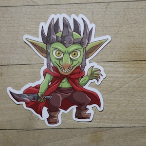 Chibi Krenko sticker Inspired by Magic the Gathering- Decals perfect for Deck boxes,  s, laptops, journals, planners+ by Mega chibi