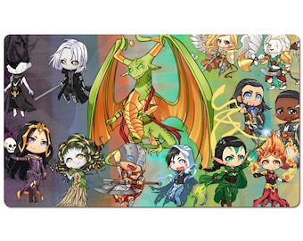 Mtg Playmat Featuring Chibiwalkers