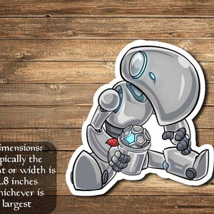 Urtet, Remnant of Memnarch sticker Inspired by Magic- perfect for Deck boxes, laptops, journals, planners+ by Mega chibi