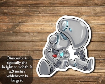 Urtet, Remnant of Memnarch sticker Inspired by Magic- perfect for Deck boxes, laptops, journals, planners+ by Mega chibi