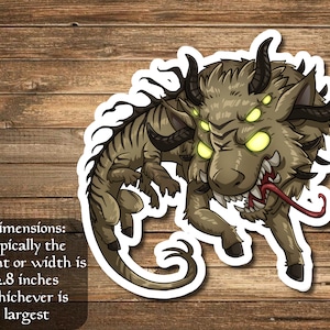Nethroi_ Apex of Death sticker- perfect for Deck boxes, laptops, journals, planners+ by Mega chibi