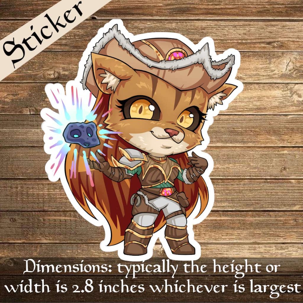 Roxanne, Starfall Savant Deck Box Sticker- Perfect for Deck Boxes