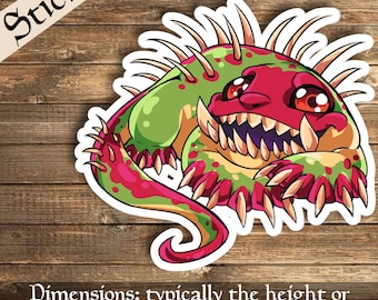 Blech, Loafing Pest  Sticker Deck Box Sticker- perfect for Deck boxes, laptops, journals, planners+ by Mega chibi