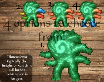 Omnath Decals perfect for Deck boxes,  s, laptops, journals, planners+ by Mega Chibi