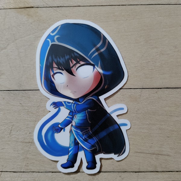 Jace Alt Sticker- Decals perfect for Deck boxes,  s, laptops, journals, planners+ by Mega Chibi