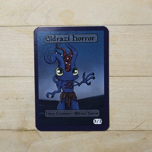 Eldrazi Horror token chibi singles for  alter art proxy in Edh,standard,commander,vintage,and modern
