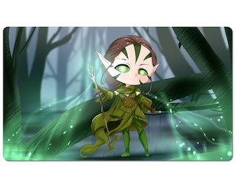 MTG プレイマット ニッサ RPTQ MTG Playmat GW Standard/Commander Nissa, Resurgent Animist