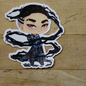 Chibi Killian, Ink Duelist sticker Inspired by Magic- Decals perfect for Deck boxes,  s, laptops, journals, planners+ by Mega chibi