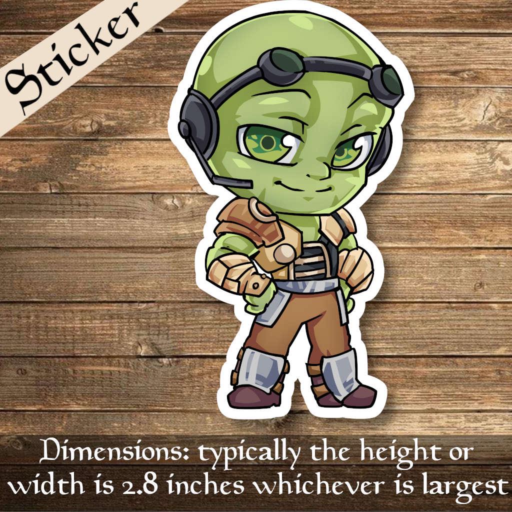 Marcus, Mutant Mayor Sticker Deck Box Sticker- Perfect for Deck Boxes ...