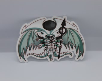 Chibi Atraxa sticker Inspired by Magic the Gathering- Decals perfect for Deck boxes,  s, laptops, journals, planners+ by Mega chibi