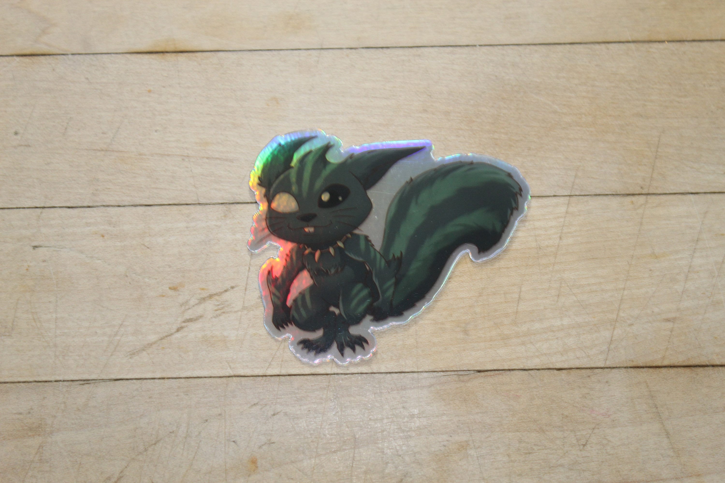Holographic Chatterfang Sticker Inspired by Magic the Gathering- Decals  Perfect for Deck Boxes, Laptops, Journals, Planners+ by Mega Chibi - Etsy