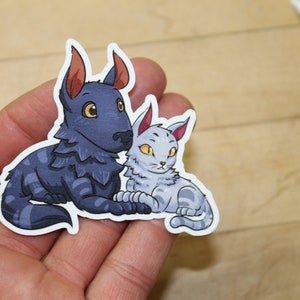Inseparables Sticker Chibi Rin and Seri, Inseparable Sticker Inspired by Magic the Gathering ...