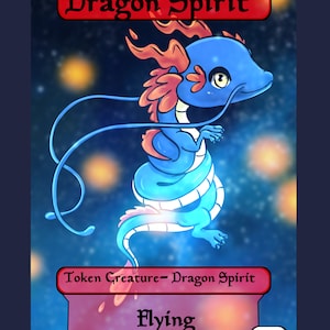 5/5 Spirit Dragon Token Creature