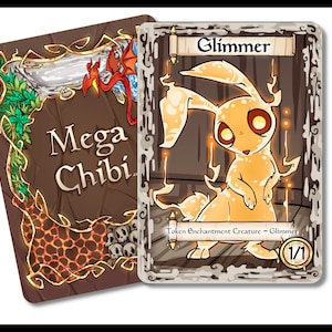 Glimmer 1-1 W (Token) - Taille standard du TCG pour que Magic représente les jetons de votre deck avec style. Embellissez votre champ de bataille