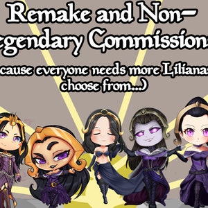 Custom Non-Legendary or Remade Character Commissions