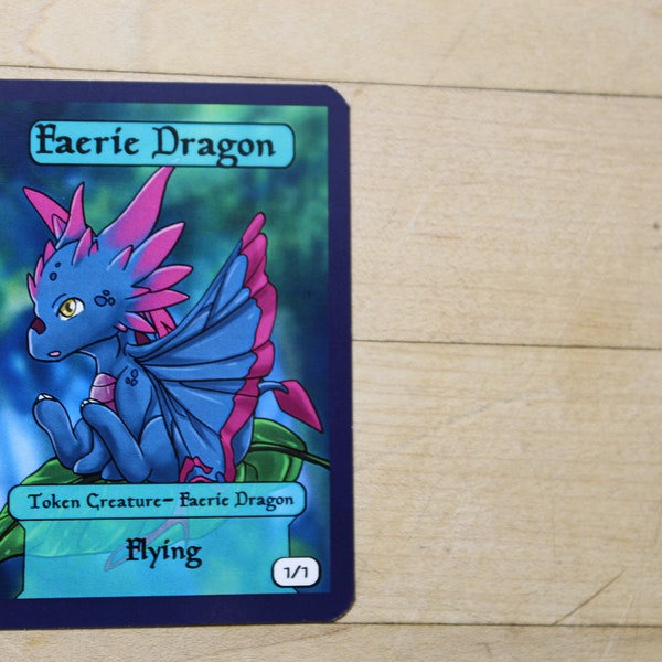 faerie dragon Token singles for  alter art proxy in Edh,standard,commander,vintage,and modern that are cute af!