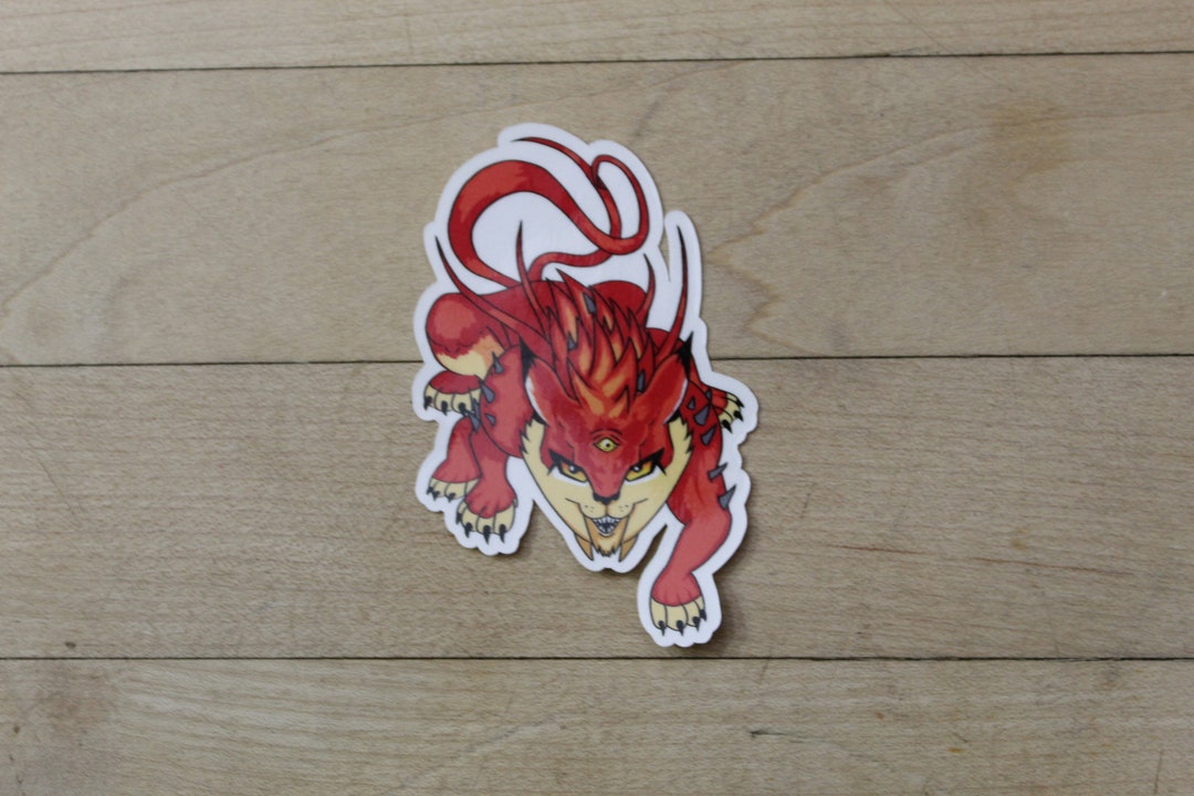 Chibi Silvar Devourer of the Free Sticker Inspired by Magic Decals Chibi Silvar Devourer of the Free Sticker Inspired by Magic Decals