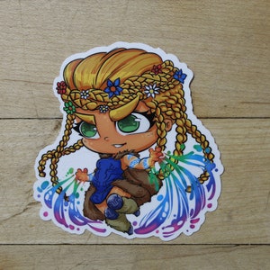 Chibi Esika, God sticker Geïnspireerd door Magic the Gathering- Decals perfect voor Deck dozen, s, laptops, tijdschriften, planners+ door Mega chibi