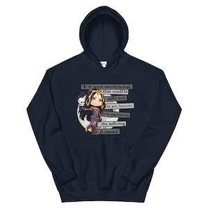 Chibi Liliana Unisex Hoodie, perfect gift for Magic the Gathering Lovers! Mega Chibi the Gathering  hooded sweatshirt