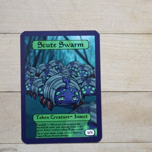 Swarm Chibi-Styled singles Tokens Mtg inspirado - Perfeito para usar como tokens de criatura no jogo