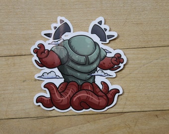 Chibi Eldrazi Kozilek sticker - Magic the Gathering- Decals perfect for Deck boxes,  s, laptops, journals, planners+ by Mega chibi