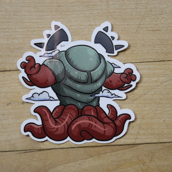 Chibi Eldrazi Kozilek sticker - Magic the Gathering- Decals perfect for Deck boxes,  s, laptops, journals, planners+ by Mega chibi