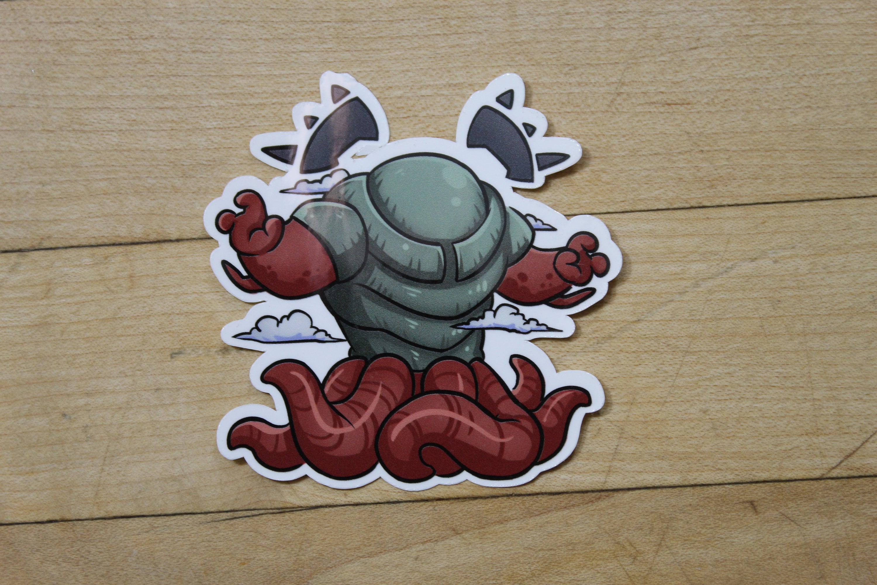 Chibi Eldrazi Kozilek sticker - Magic the Gathering- Decals perfect for Deck boxes,  s, laptops, journals, planners+ by Mega chibi