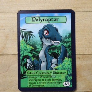 polyraptor singoli per alter art, Edh, standard, commander, vintage e moderno-carino af-mega chibi