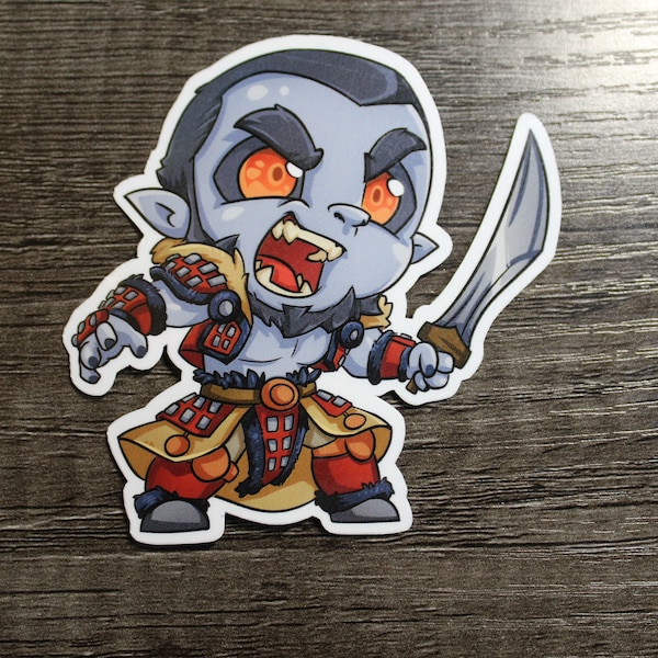 Zurgo Helmsmasher - Aufkleber perfekt für Deckboxen, s, Laptops, Journals, Planner+ von Mega Chibi