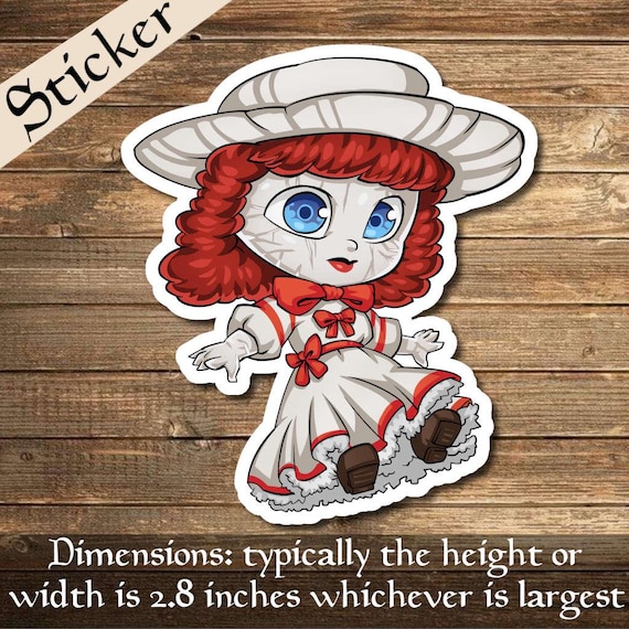 Arabella, Abandoned Doll Deck Box Sticker- Perfect for Deck